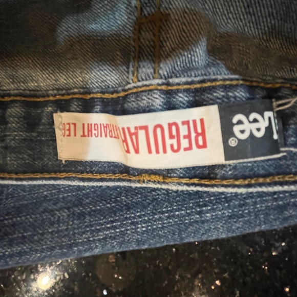 Lee Men's 5 Pocket Regular Straight Leg Denim Jean Size 34 x 34 - Picture 3 of 7